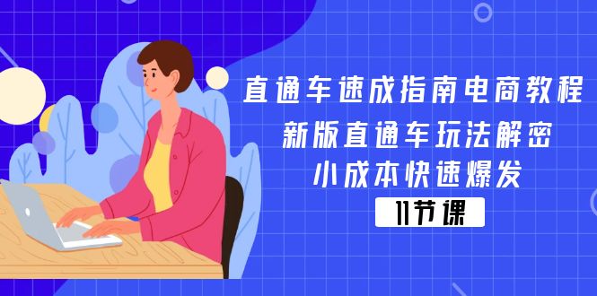 （11537期）直通车 速成指南电商教程：新版直通车玩法解密，小成本快速爆发（11节）-LH资源分享网