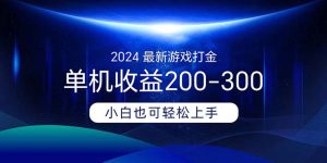 （11542期）2024最新游戏打金单机收益200-300-LH资源分享网