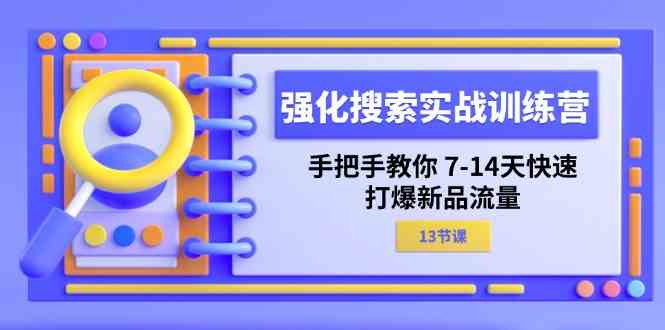 强化搜索实战训练营，手把手教你7-14天快速打爆新品流量（13节课）-LH资源分享网