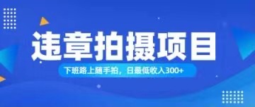 （11698期）随手拍也能赚钱？对的日入300+-LH资源分享网