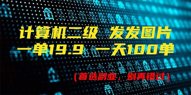 （11715期）计算机二级，一单19.9 一天能出100单，每天只需发发图片（附518G资料）-LH资源分享网