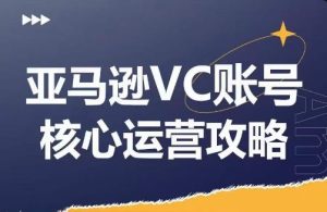 亚马逊VC账号核心玩法解析，实战经验拆解产品模块运营技巧，提升店铺GMV，有效提升运营利润-LH资源分享网