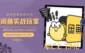 从0到1系统玩转闲鱼变现，教你核心选品思维，提升产品曝光及转化率-LH资源分享网