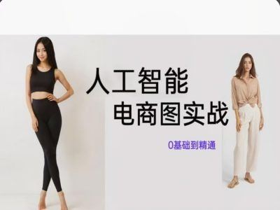 人工智能SD电商图实战，ai绘图0基础到精通-LH资源分享网