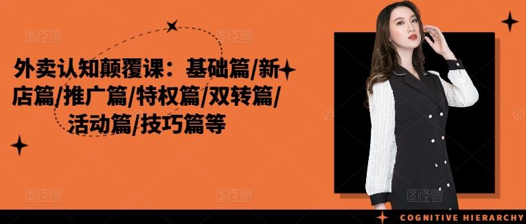 外卖认知颠覆课：基础篇/新店篇/推广篇/特权篇/双转篇/活动篇/技巧篇等-LH资源分享网