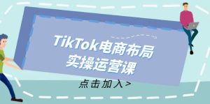 (12156期)TikTok电商布局实操运营课:从新手到精通,成为TikTok带货运营高手-LH资源分享网