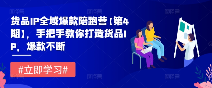 货品IP全域爆款陪跑营【第4期】，手把手教你打造货品IP，爆款不断-LH资源分享网