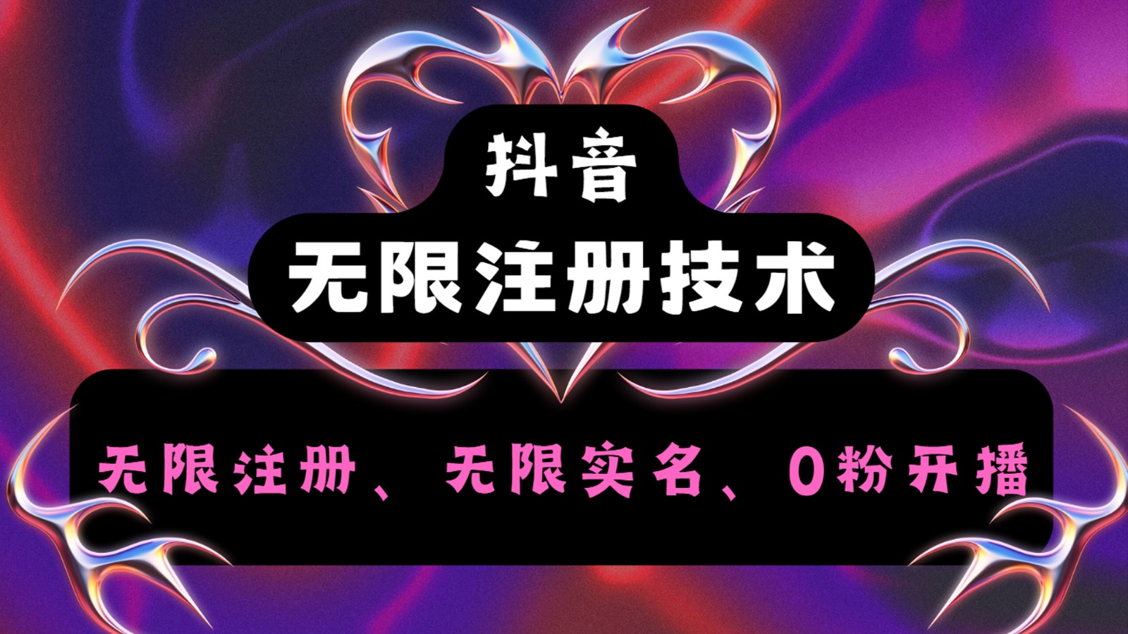 抖音无限实名技术2.0，一个身分证可以实名无数个抖音，几分钟一个自己看教程操作-LH资源分享网