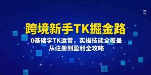 跨境新手TK掘金路：0基础学TK运营，实操技能全覆盖，从注册到盈利全攻略-LH资源分享网