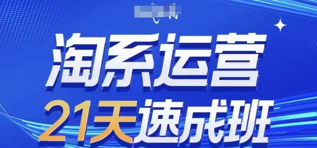 淘系运营21天速成班(更新24年9月)，0基础轻松搞定淘系运营，不做假把式-LH资源分享网