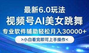 视频号最新6.0玩法,当天起号小白也能轻松月入30000+-LH资源分享网