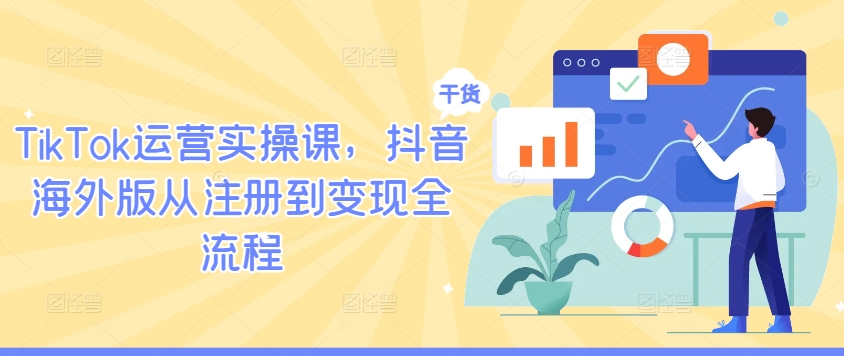 TikTok运营实操课，抖音海外版从注册到变现全流程-LH资源分享网