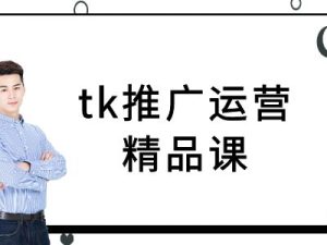 tk推广运营精品课-tiktok跨境电商教程-LH资源分享网