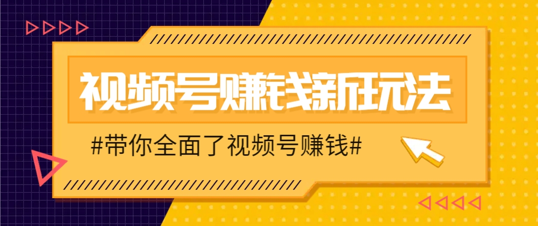 视频号短视频带货新玩法，用这个方法，一天佣金4407(附详细教程)-LH资源分享网