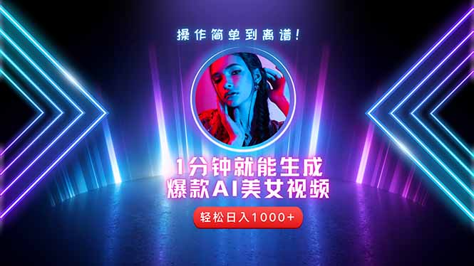 2025年最强副业：用AI做短视频，从零开始打造爆款账号！-LH资源分享网