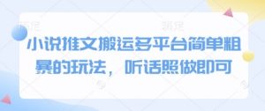 小说推文搬运多平台简单粗暴的玩法，听话照做即可-LH资源分享网
