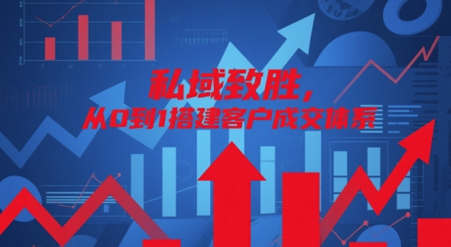 私域致胜，从0到1搭建客户成交体系-LH资源分享网