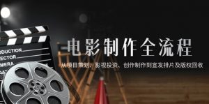 电影制作全流程，从项目策划、影视投资、创作制作到宣发排片及版权回收-LH资源分享网