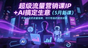 超级流量营销课IP+AI搞定生意(5月新课)干货十足的流量指南，可行性强的提效攻略-LH资源分享网