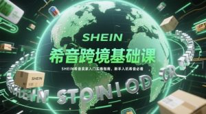 希音跨境基础课,SHEIN希音卖家入门实操指南,新手入坑希音必看-LH资源分享网