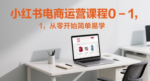 小红书电商运营课程0-1，从零开始简单易学-LH资源分享网
