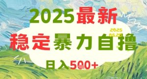 2025最新暴力自撸项目，日入5张+，可矩阵操作【揭秘】-LH资源分享网