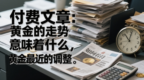 付费文章：黄金的走势意味着什么，如何看待黄金最近的调整-LH资源分享网