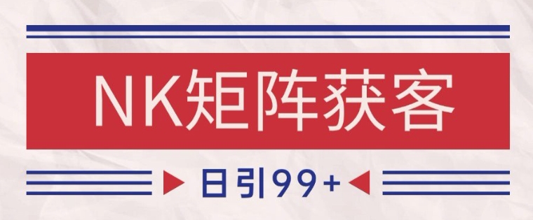 小红书某音NK赛道引流获客 自热矩阵日引200+【揭秘】-LH资源分享网