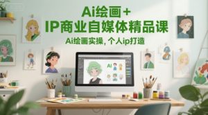 Ai绘画+IP商业自媒体精品课，Ai绘画实操，个人ip打造-LH资源分享网