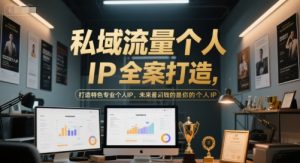 私域流量个人IP全案打造,打造特色专业个人IP,未来最值钱的是你的个人IP-LH资源分享网