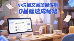 小说推文类项目讲解，0 基础速成秘籍-LH资源分享网