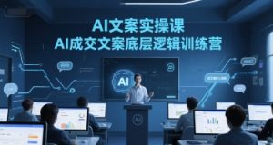 AI文案实操课，AI成交文案底层逻辑训练营-LH资源分享网