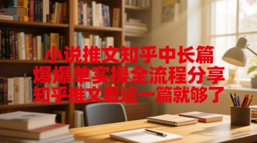 小说推文知乎中长篇爆单实操全流程分享，知乎推文看这一篇就够了-LH资源分享网