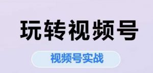 玩转视频号,视频号实战系列课-LH资源分享网