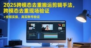 2025跨模态去重搬运剪辑手法，跨模态去重现场验证 +全程实操，真实账号验证-LH资源分享网