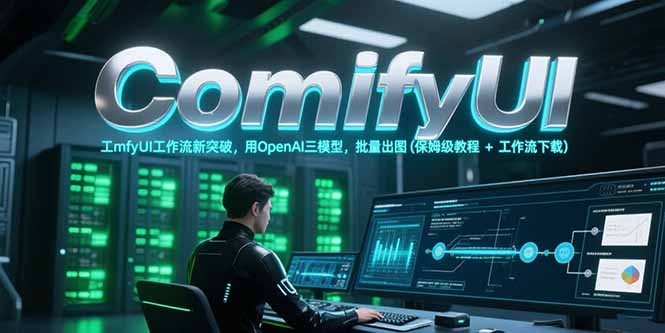 ComfyUI工作流新突破，用OpenAI三模型，批量出图(保姆级教程+工作流下载-LH资源分享网