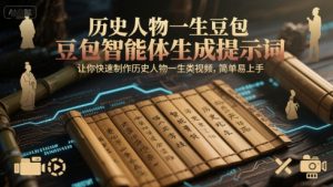 历史人物一生豆包智能体生成提示词，让你快速制作历史人物一生类视频，简单易上手-LH资源分享网