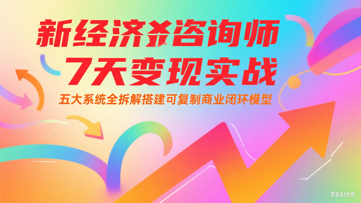 新经济咨询师 7 天变现实战：五大系统全拆解搭建可复制商业闭环模型-LH资源分享网