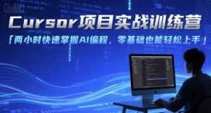 Cursor项目实战训练营，两小时快速掌握AI编程，零基础也能轻松上手-LH资源分享网