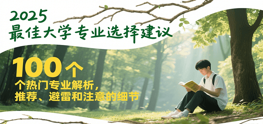 2025最佳大学专业选择建议，100个热门专业解析，推荐、避雷和注意的细节-LH资源分享网