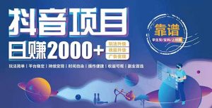 抖音小游戏项目：日收益2000+暴利逆袭，玩法简单|平台稳定|持续变现-LH资源分享网