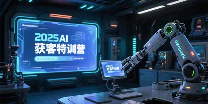 2025AI获客特训营，AI图文视频全制作，deepseek工具实操教学-LH资源分享网