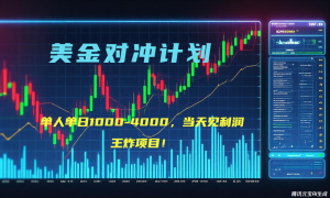 2025年最暴力项目“美金先登计划”最新最强对冲战法,每日实际收益1K-4K-LH资源分享网