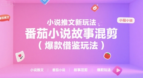 小说推文新玩法，番茄小说故事混剪(爆款借鉴玩法)-LH资源分享网