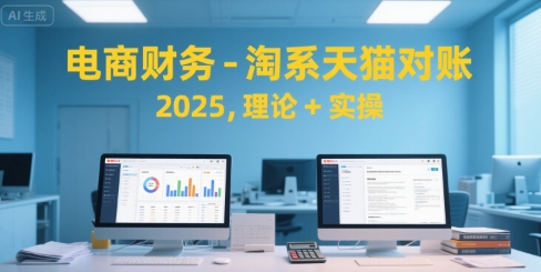 电商财务-淘系天猫对账2025，理论+实操-LH资源分享网