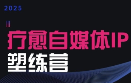 2025治愈自媒体IP训练营，专为疗愈领域从业者打造-LH资源分享网