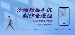 沙雕动画手机制作全流程，关键帧动画、走路、表情变换、场景反向移动、车内人物添加等-LH资源分享网