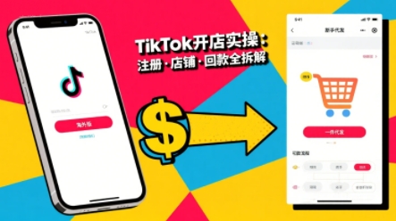 TikTok从开店到投流的进阶课，从基础实操到高阶技巧一网打尽-LH资源分享网