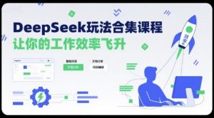 DeepSeek玩法合集课程，让你的工作效率飞升-LH资源分享网