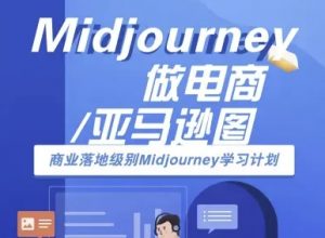 Midjourney做电商亚马逊图-商业落地级别Midjourney学习计划-AI跨境电商教程-LH资源分享网